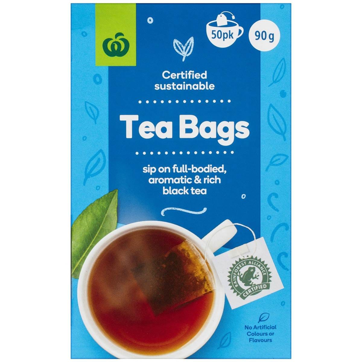 Woolworths Black Tea 50 Pack Woolworths