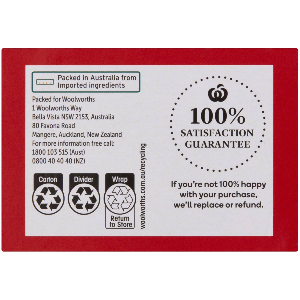 Woolworths English Breakfast Tea 50 Pack Woolworths