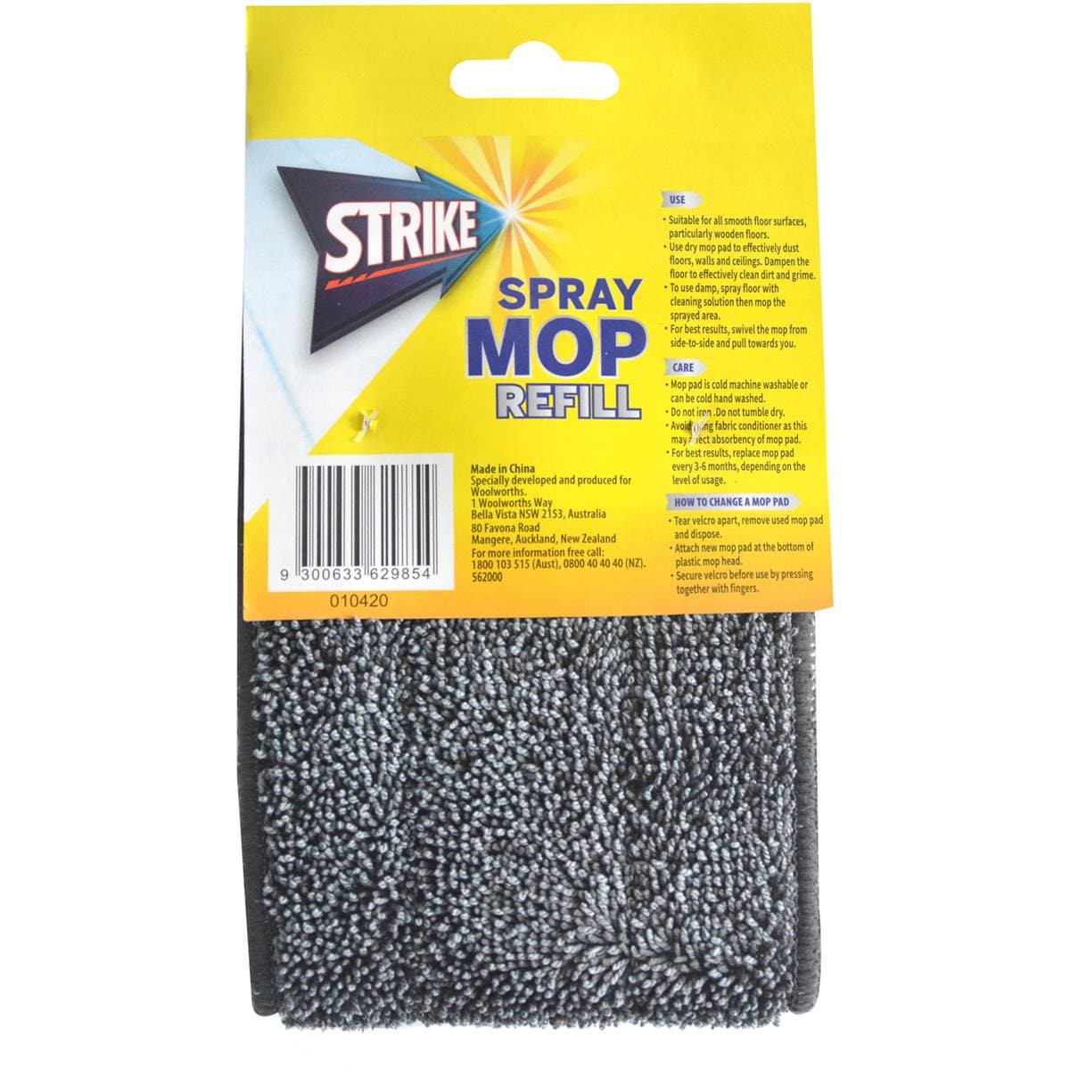 Strike Spray Mop Refill 2pk 2 Pack Woolworths