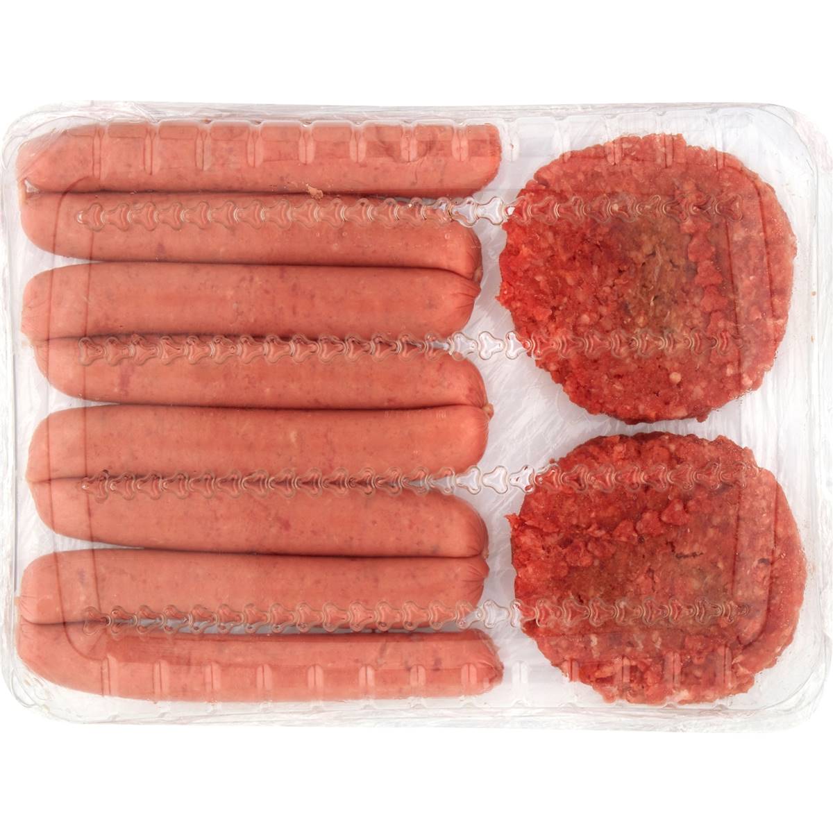 Market Value Bbq Pack 8 Sausages & 4 Burgers 1kg Woolworths