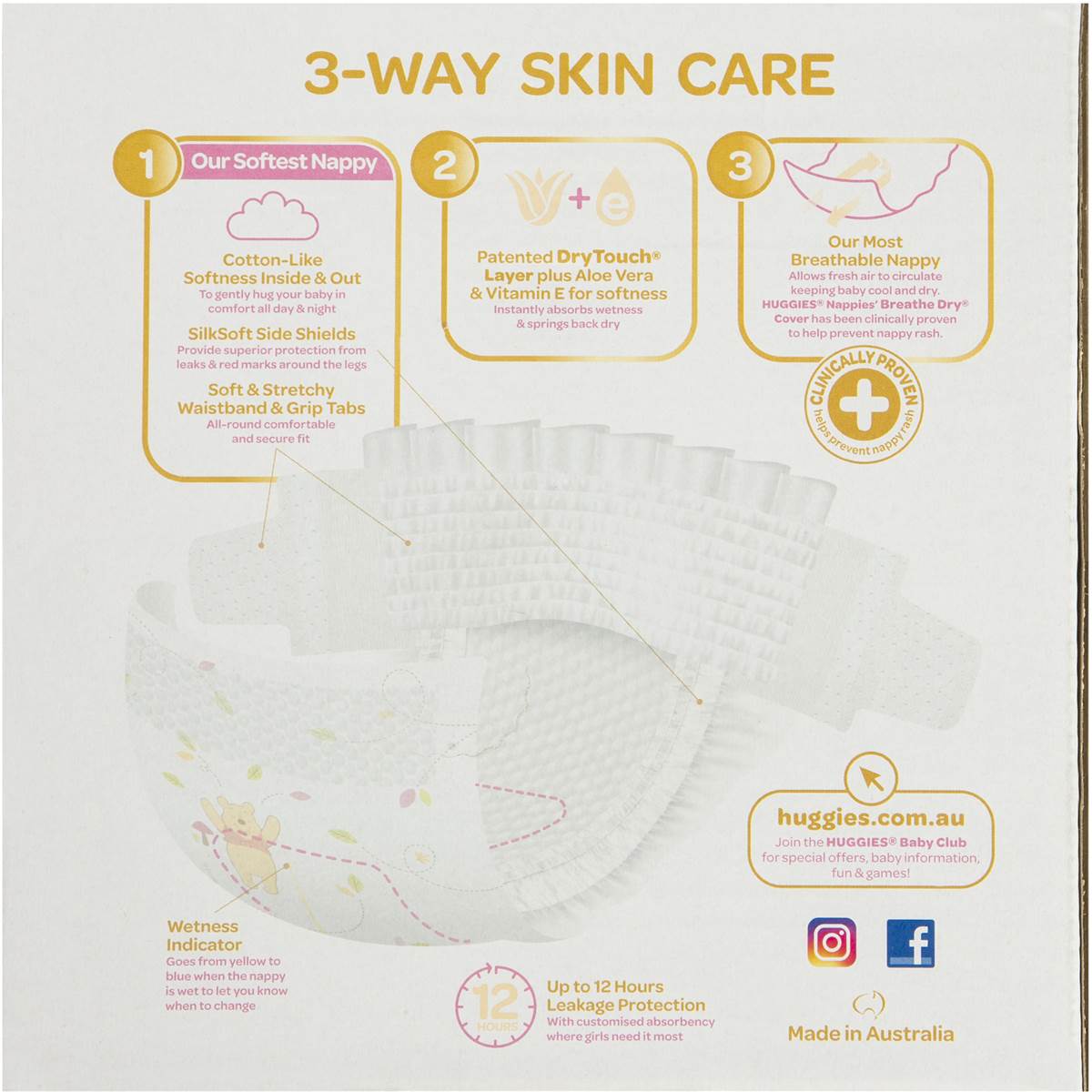 Huggies Ultimate Nappies Toddler Girl 58pk jumbo Woolworths