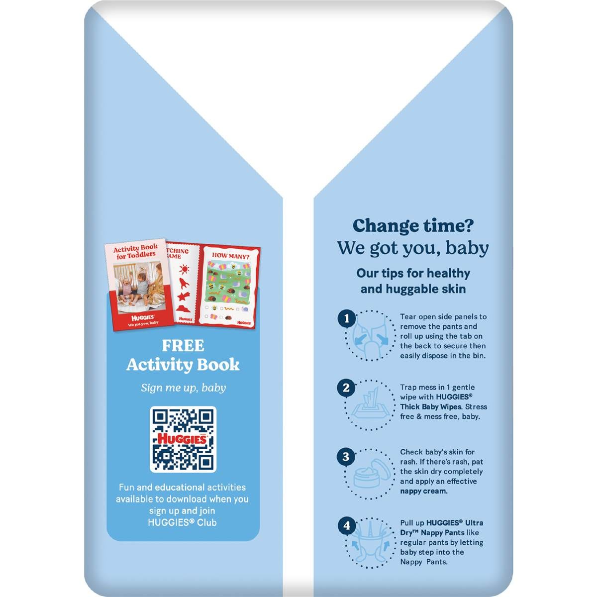 Huggies Ultra Dry Nappy Pants Boys Size 5 (1217kg) 26 Pack Woolworths