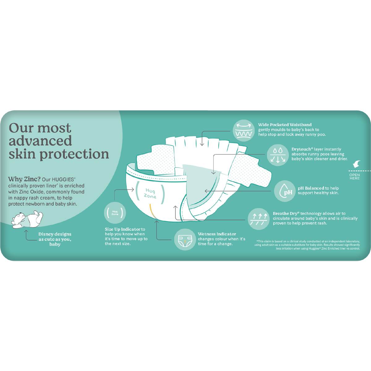 Huggies Newborn Nappies Size 1 (up To 5kg) 54 Pack Woolworths