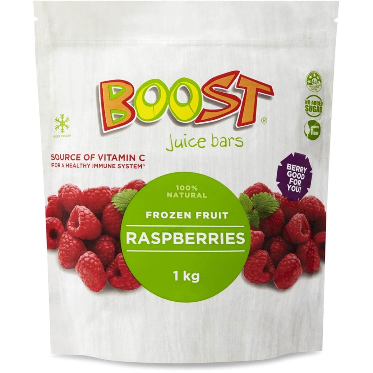 Boost Frozen Raspberries 1kg Woolworths