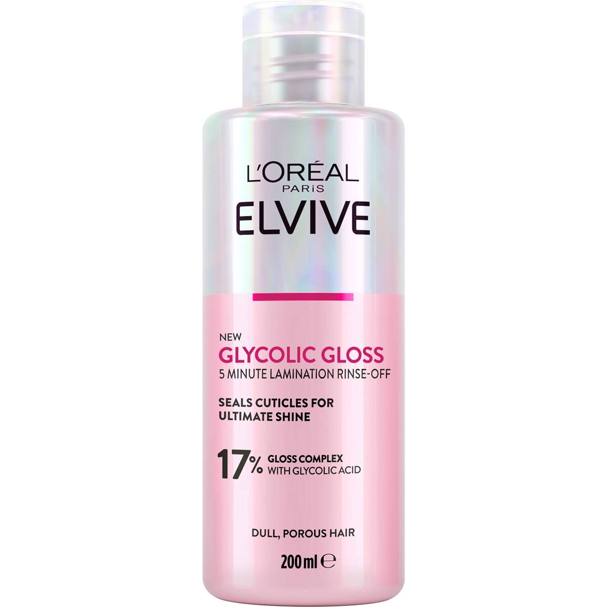 L'Oreal Paris Elvive Glycolic Gloss 5 Minute Lamination Rinse Off 200mL
