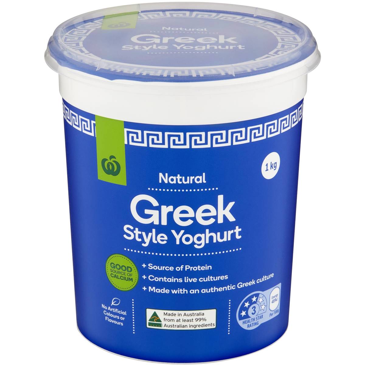 Woolworths Natural Greek Style Yoghurt 1kg Woolworths 44 OFF