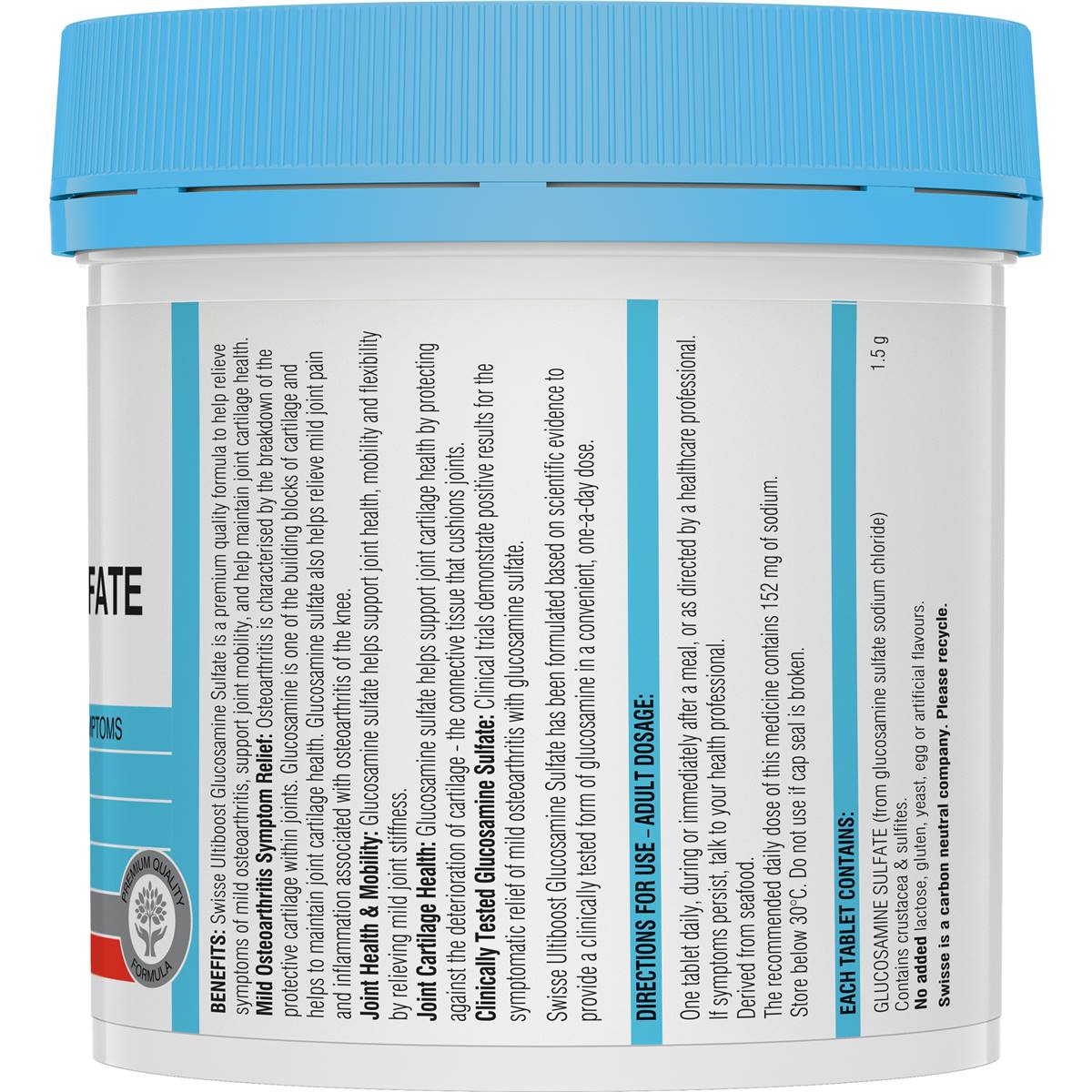 Swisse Ultiboost Glucosamine Sulfate Tablets 210 Pack Woolworths