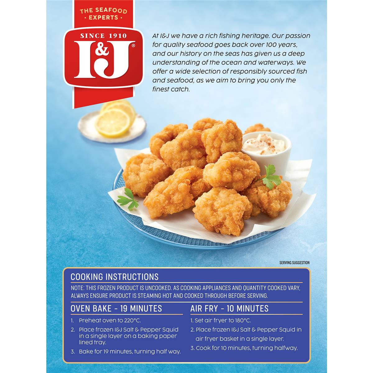 I&j Salt & Pepper Squid 360g Woolworths