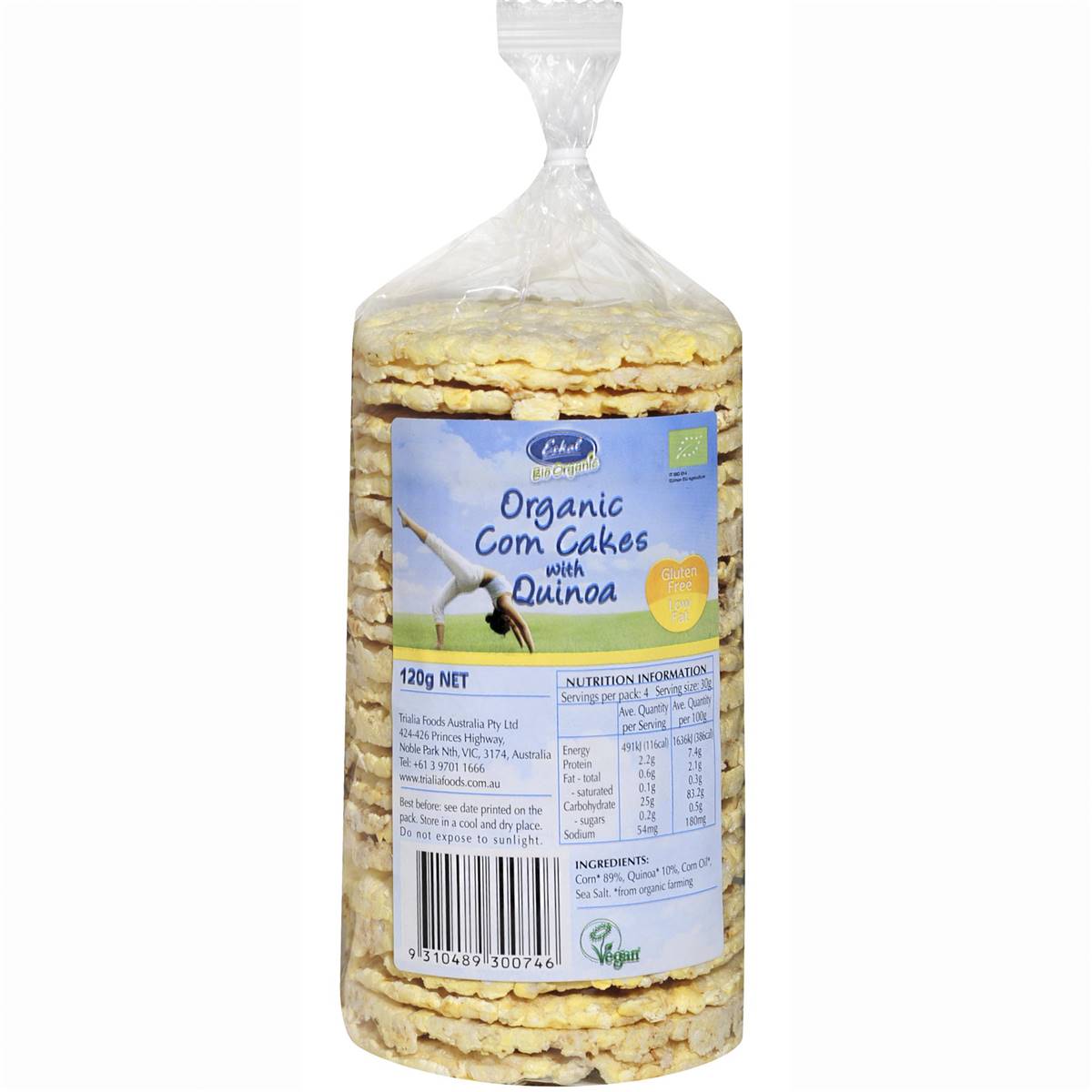 Eskal Organic Gluten Free Quinoa Corn Cakes