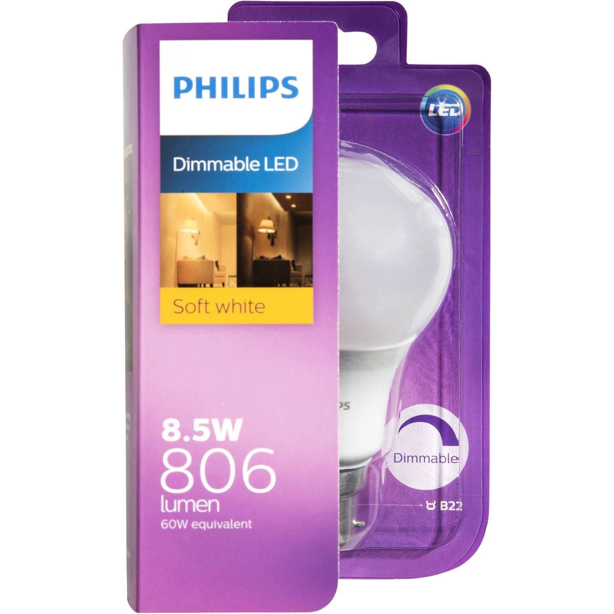 Philips Led Globe Dimmable Cap Each Woolworths