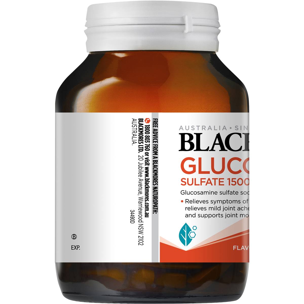 Blackmores Glucosamine Sulfate 1500mg Joint Health Vitamin Tablets 60