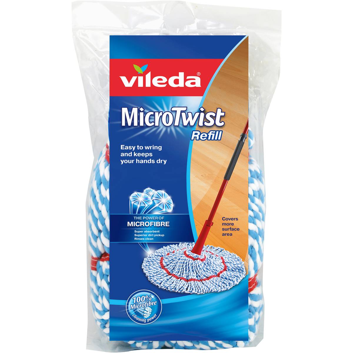 Vileda Multi Fit Sponge Mop Refill Each Woolworths
