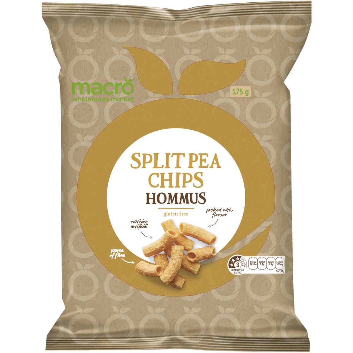 spicy pea chips