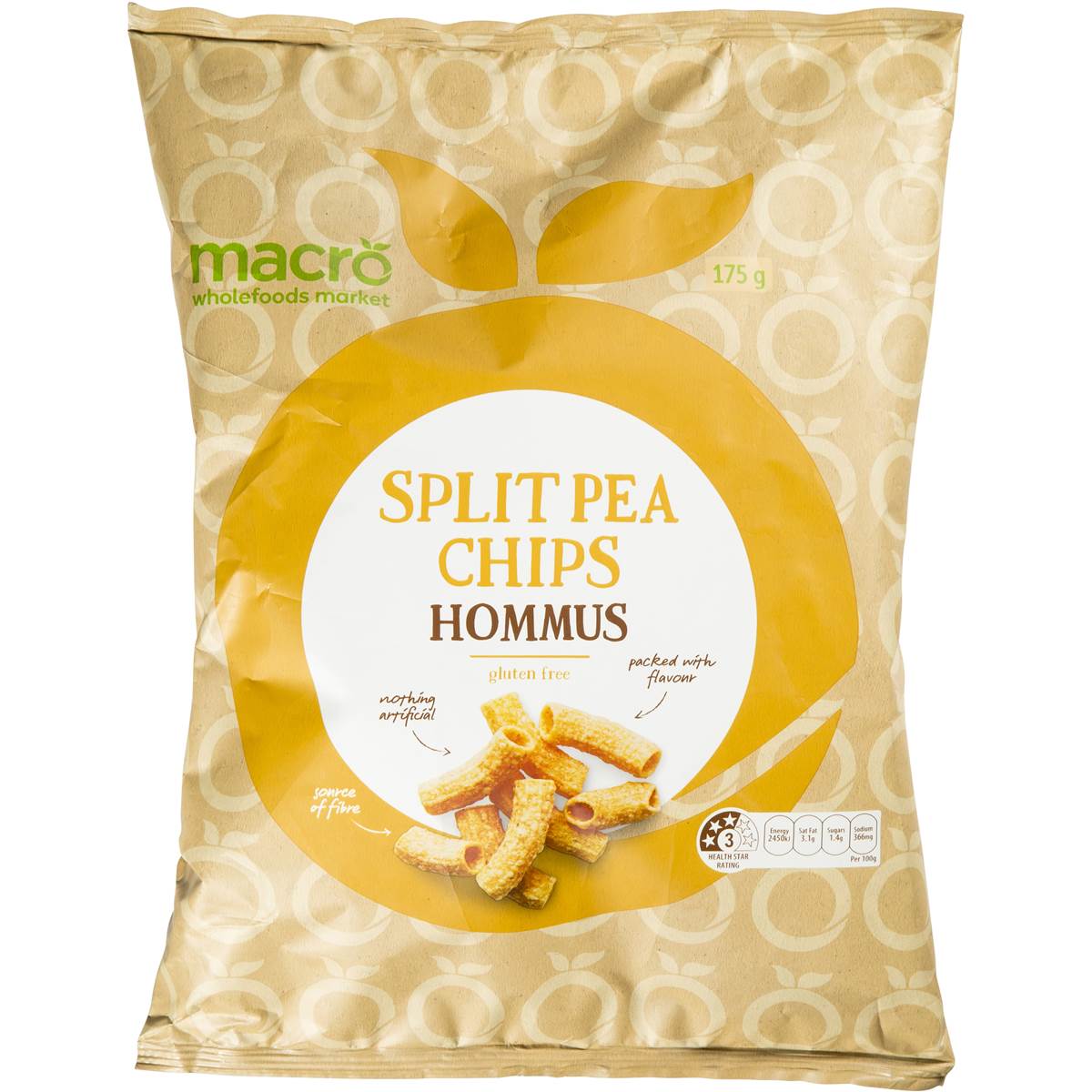 spicy pea chips