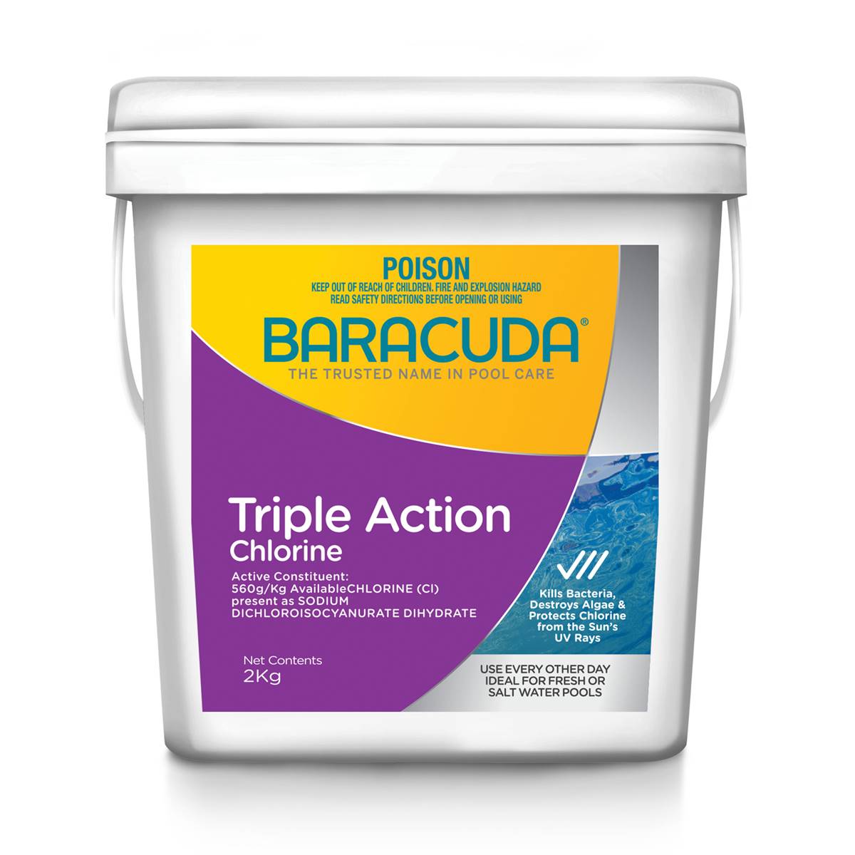 Baracuda Triple Action Chlorine 2kg Woolworths