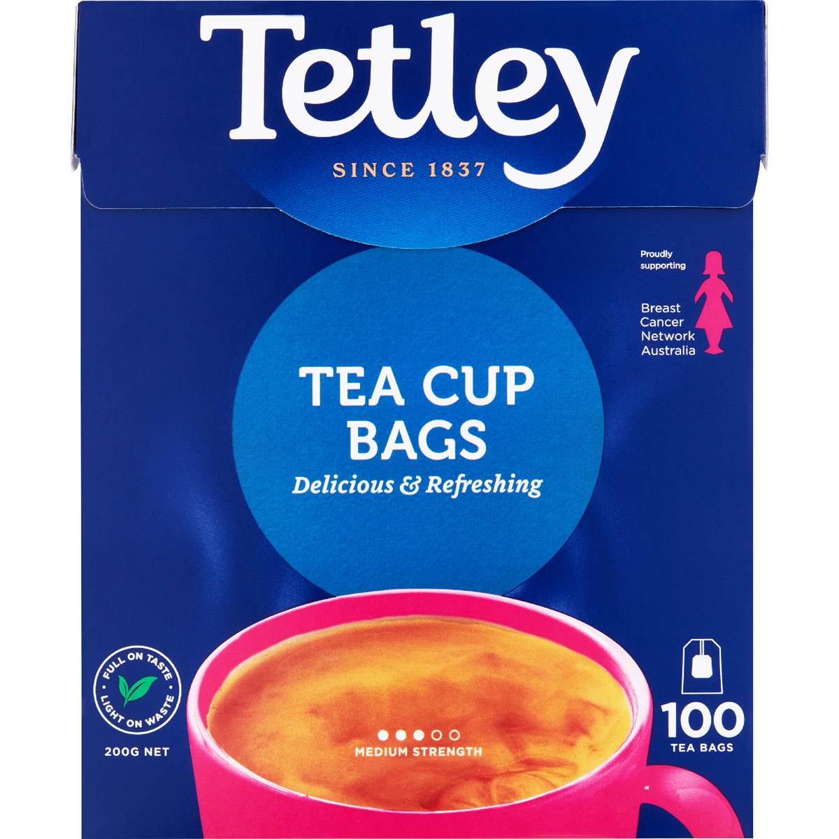 Tetley Tea Bags 100 Pack Woolworths
