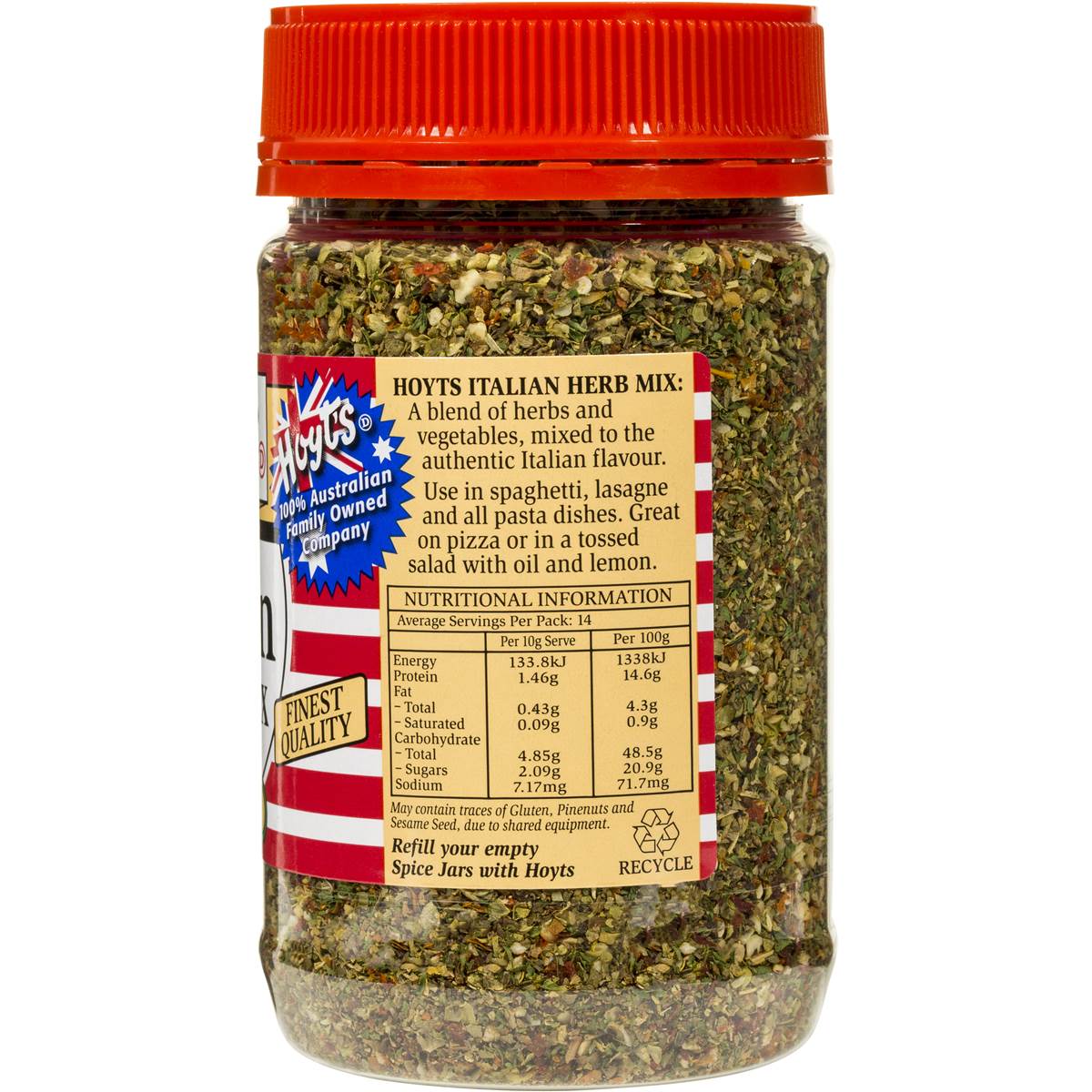 Hoyts Italian Herb Mix 140g Woolworths