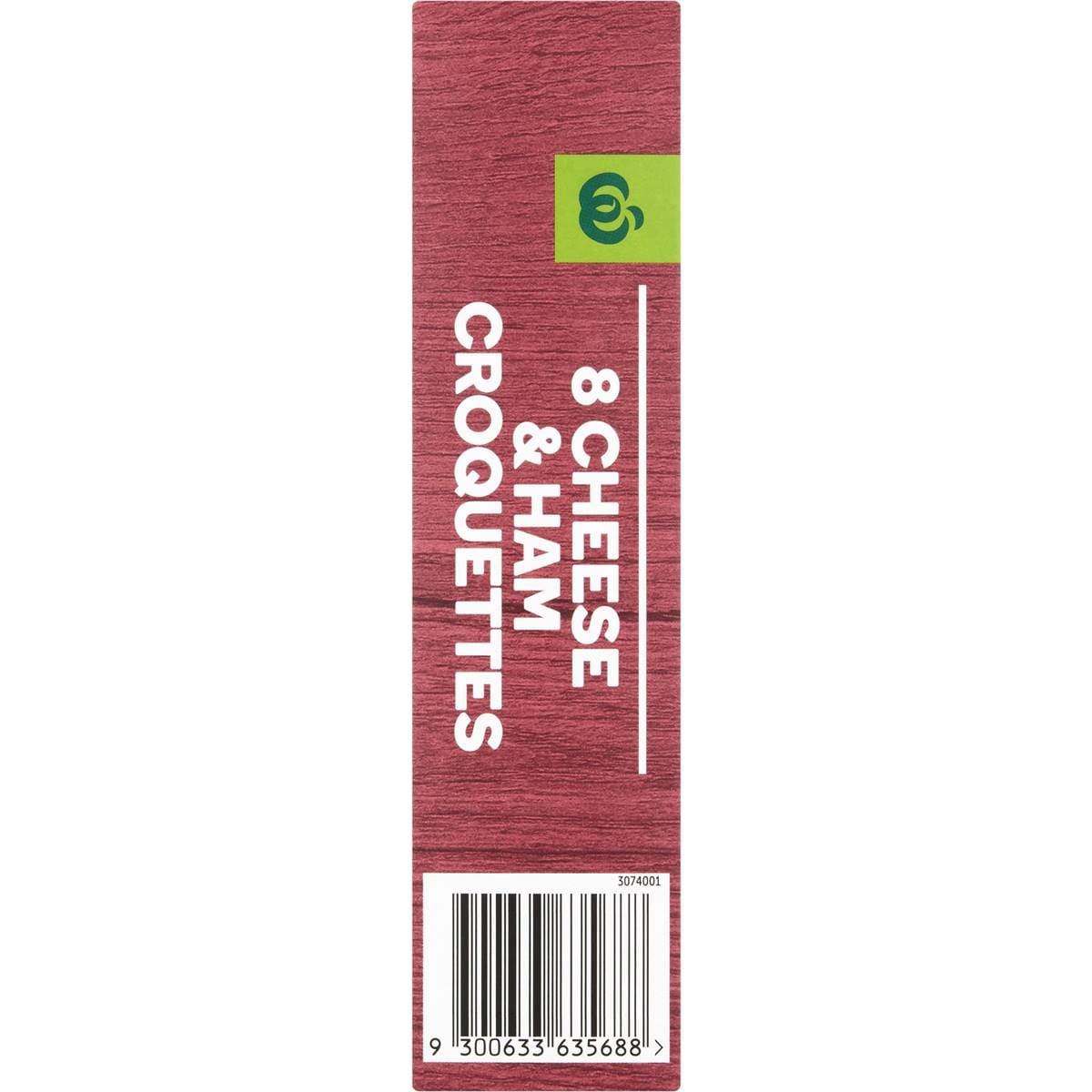 Woolworths Cheese & Ham Croquettes 8 Pack Woolworths