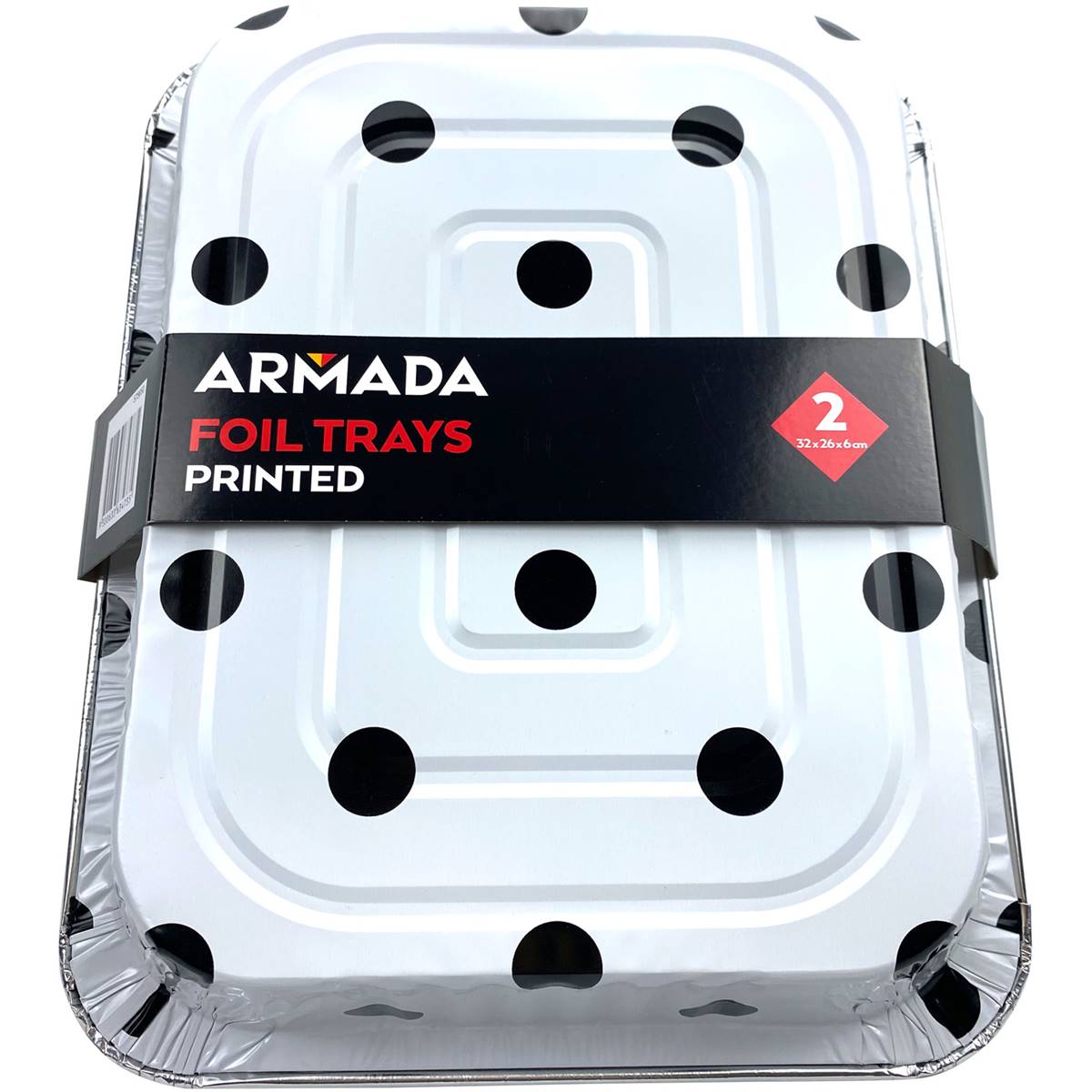 Armada Bbq Printed Foil Trays 2 Pack Woolworths
