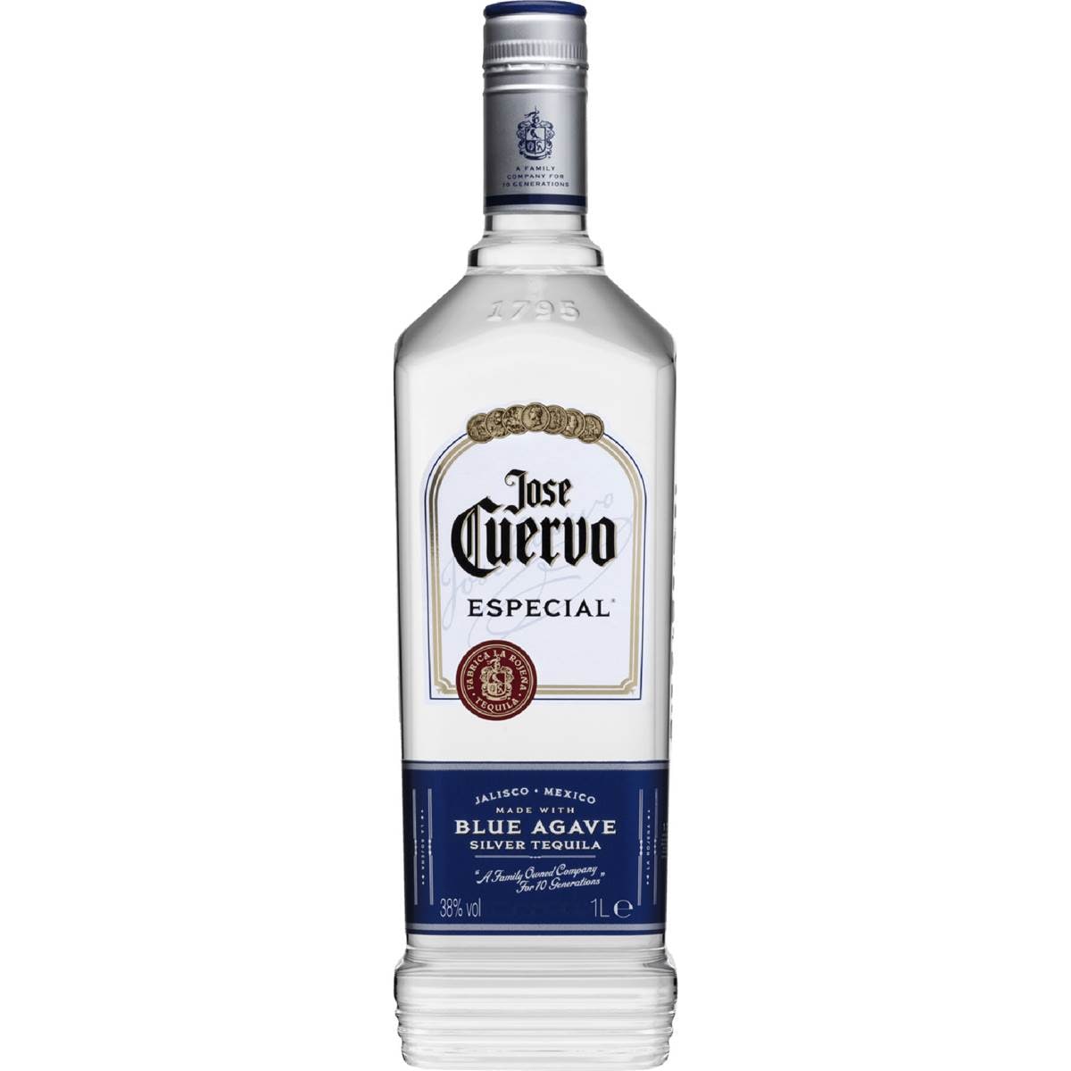 Jose Cuervo Especial Silver Tequila 1L
