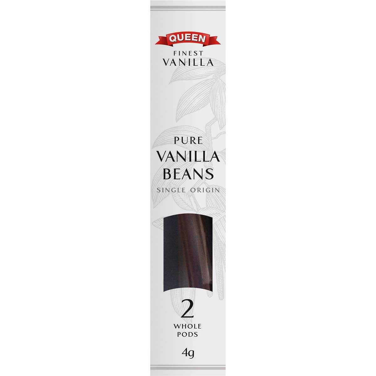 Queen Finest Vanilla Bean Pods 4g Woolworths