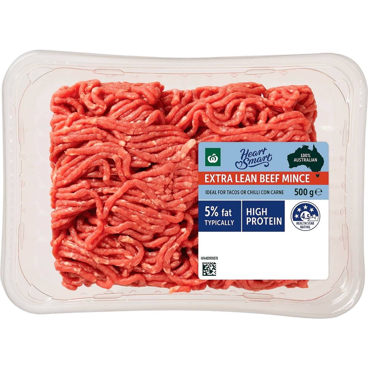 Woolworths Heart Smart Extra Lean Beef Mince 500g Woolworths