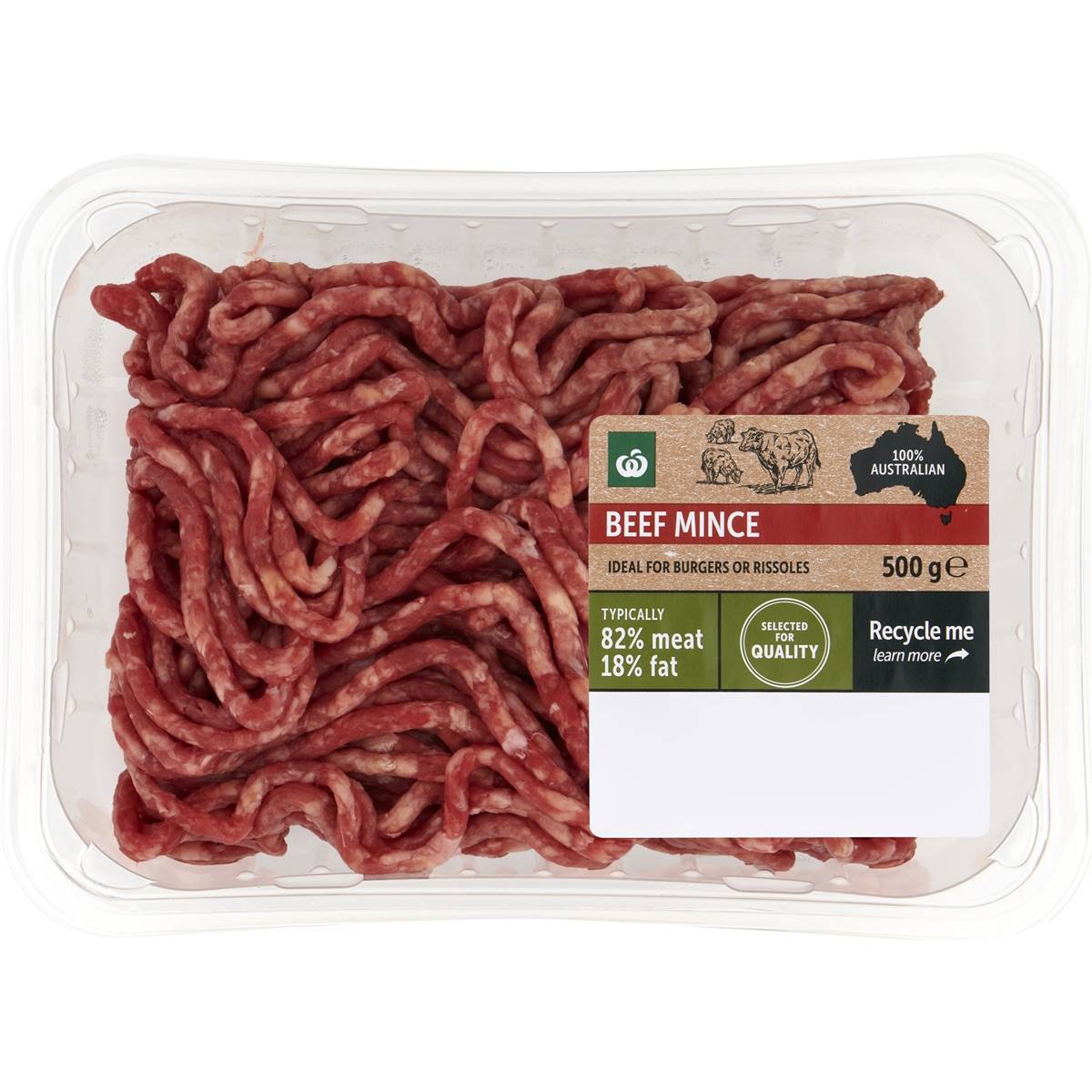 Woolworths Beef Mince 500G | Woolworths