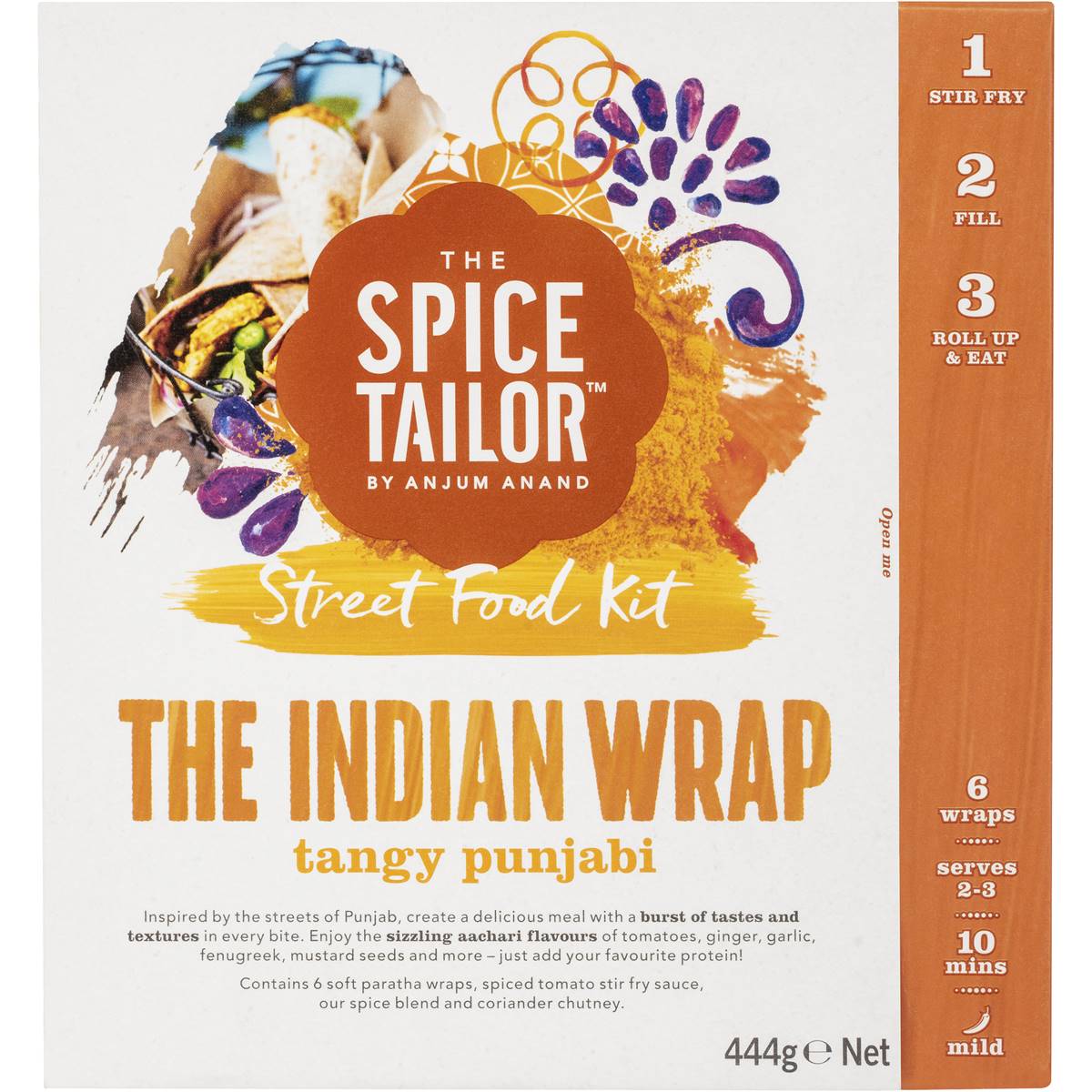 The Spice Tailor Tangy Punjabi Wrap 444g Woolworths