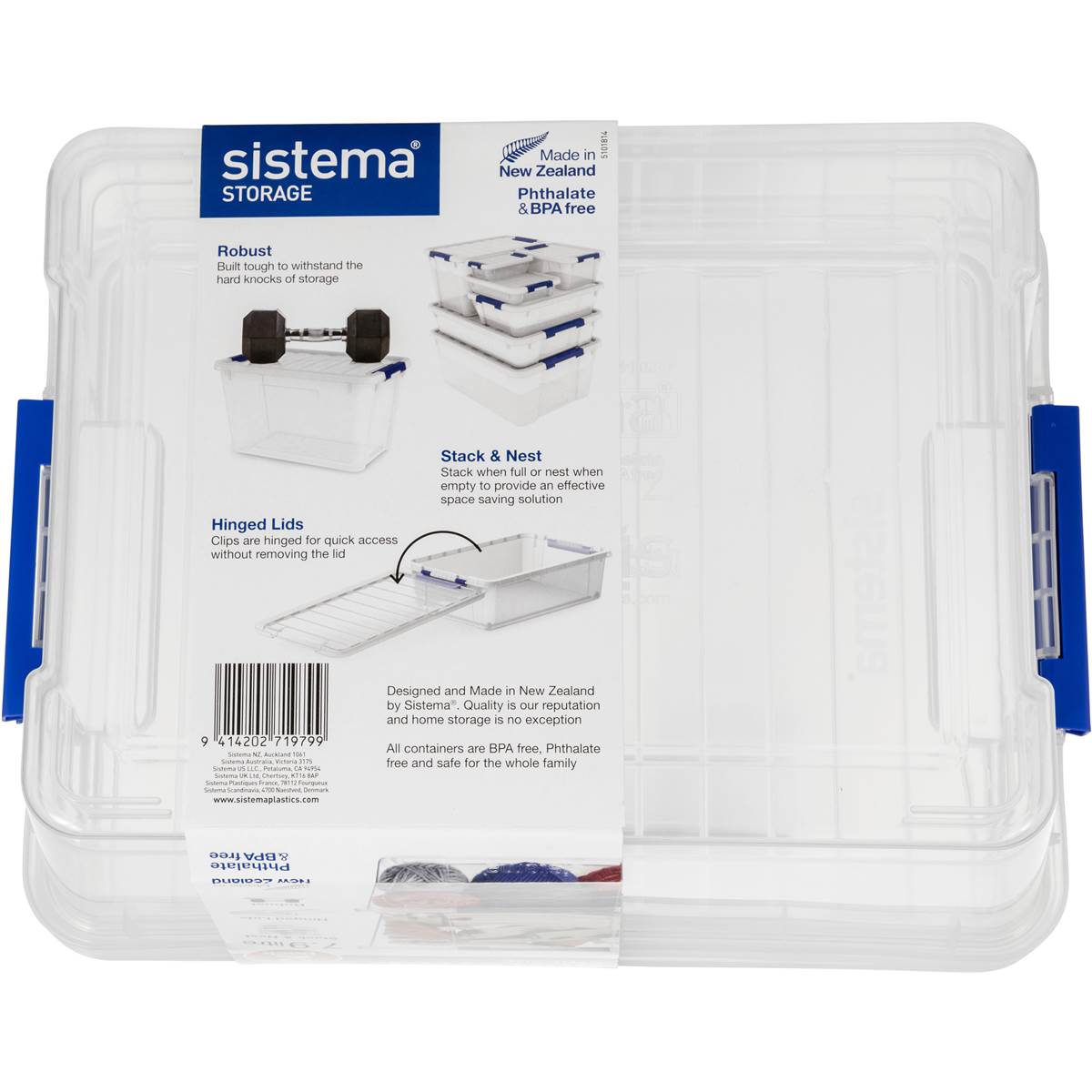 Sistema Storage 7.9 Litre 2 Pack Woolworths