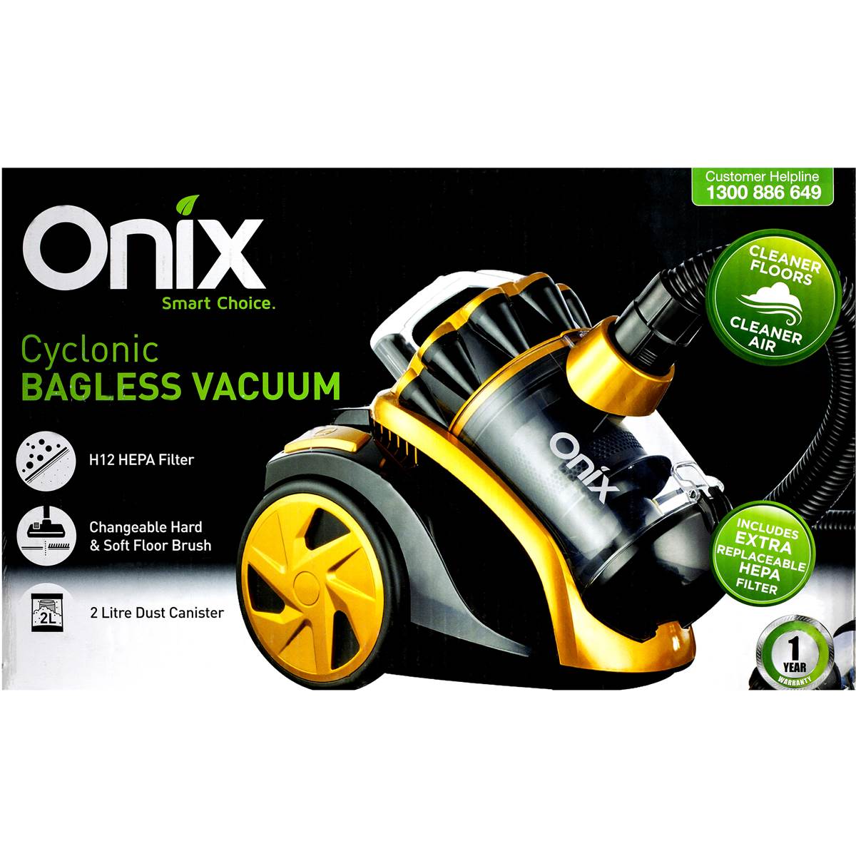 Onix Bagless Vacuum Cleaner Each Woolworths