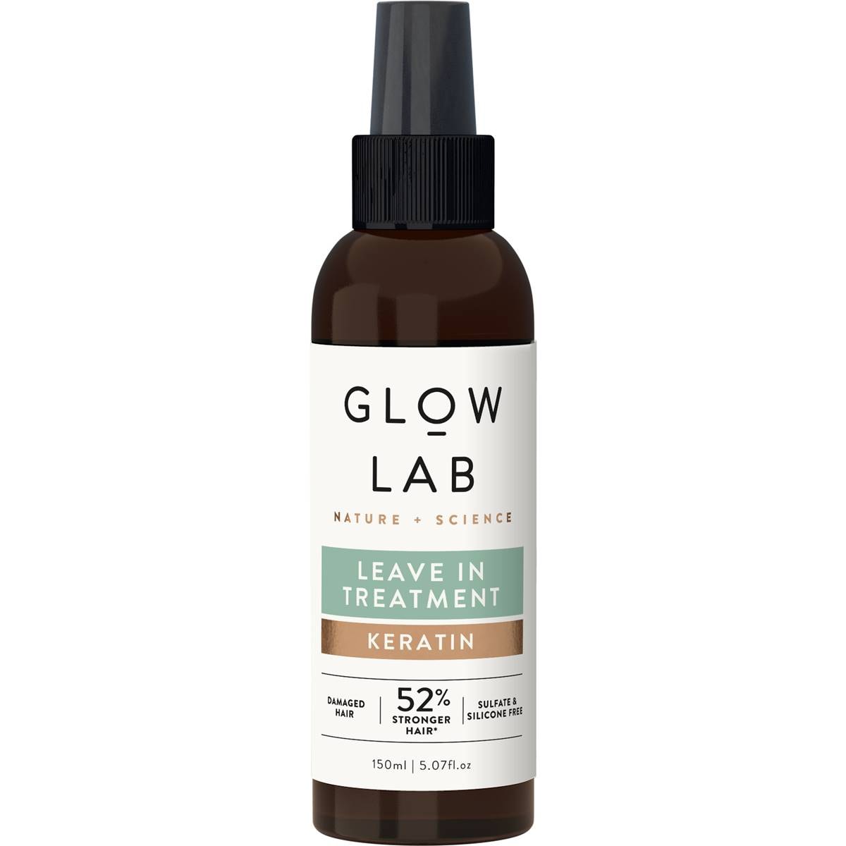 Glow Lab Leave In Treatment Keratin 150ml Woolworths