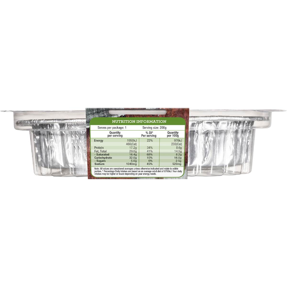 Home Chef Spinach & Feta Quiche Chilled Meal 200g Woolworths