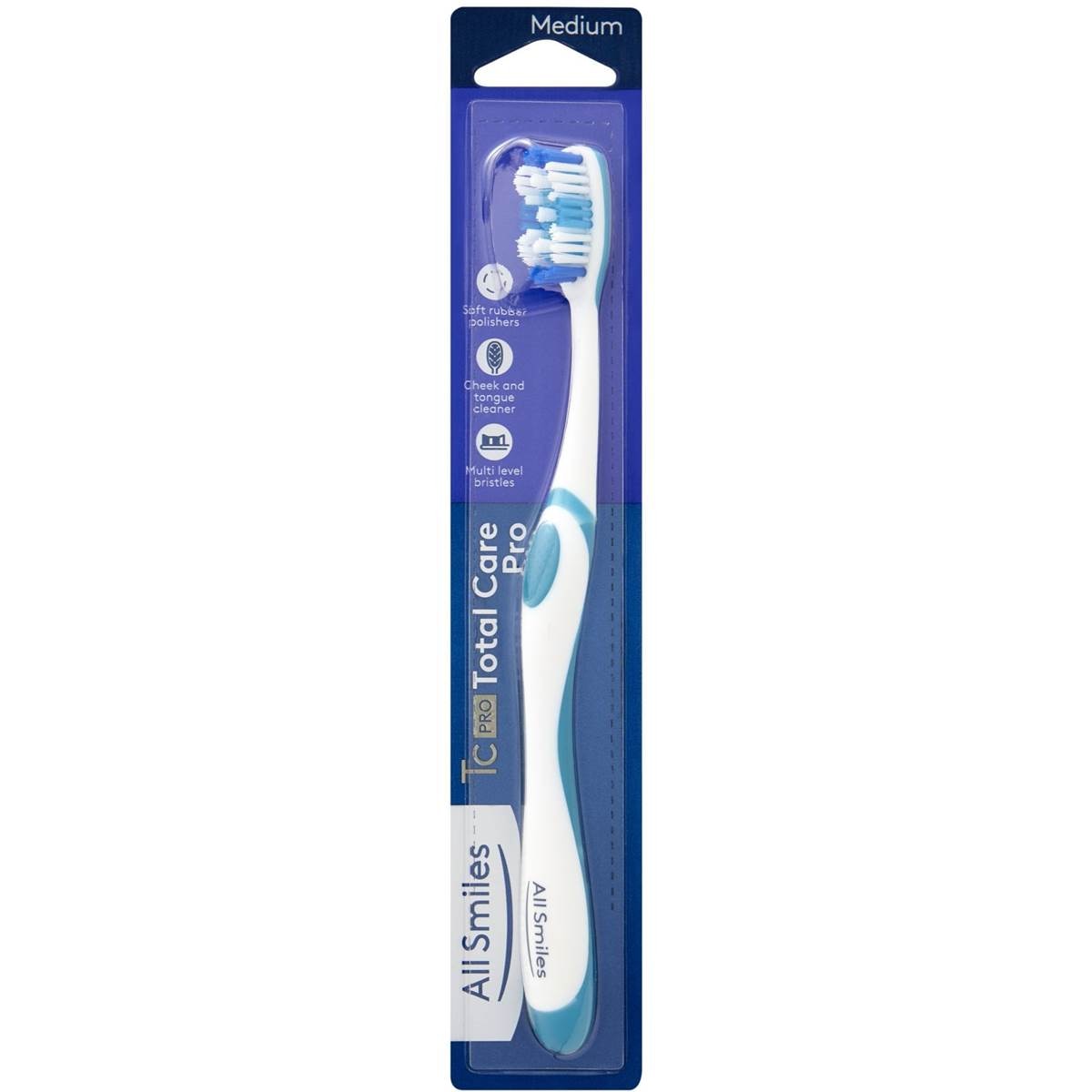 All Smiles Pro Toothbrush Medium Each | Woolworths