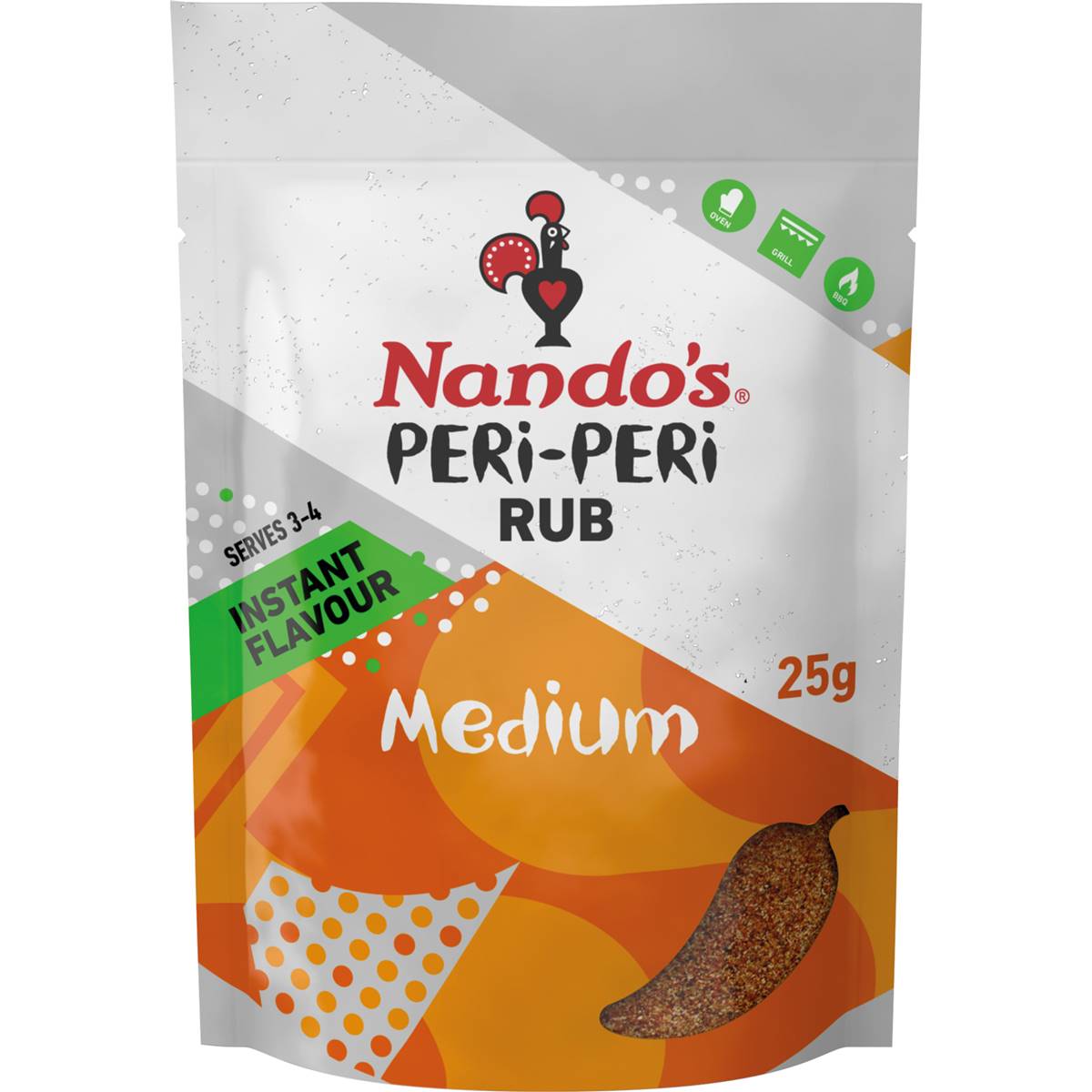 Nando's Medium Rub Spice Seasoning