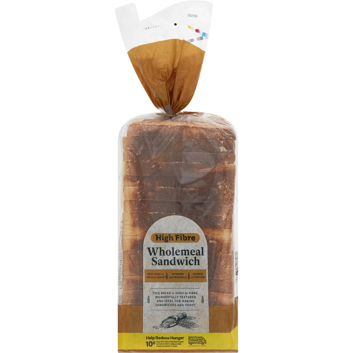 Woolworths Wholemeal Sandwich Hi-fibre Bread 700g | Woolworths