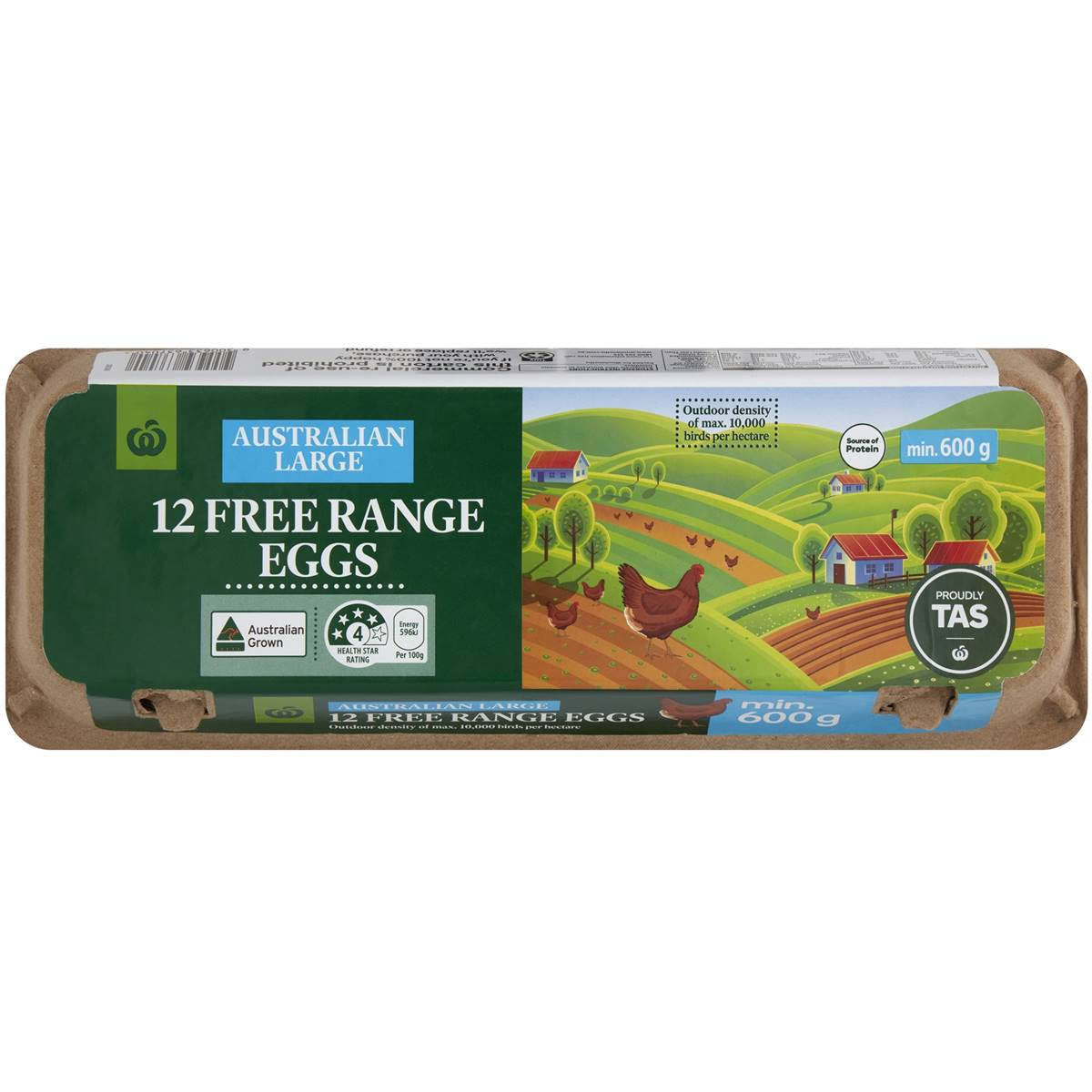 Woolworths 12 Large Free Range Eggs