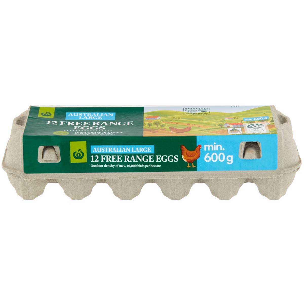 Woolworths 12 Large Free Range Eggs 600g Woolworths