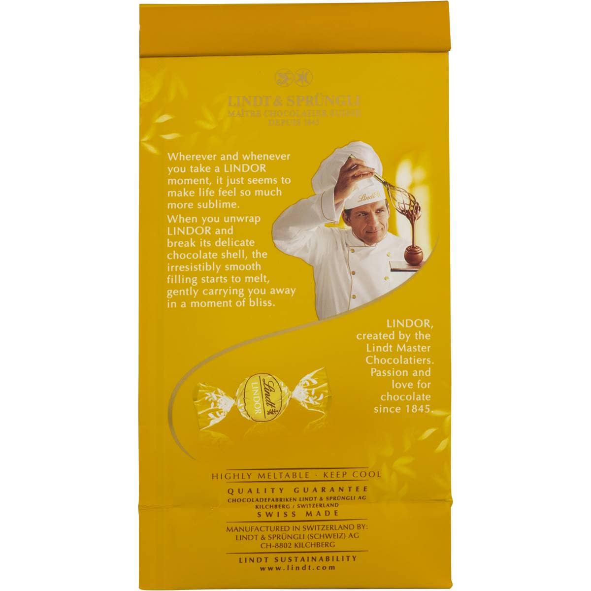 Lindt Lindor Mango & Cream 123g Woolworths