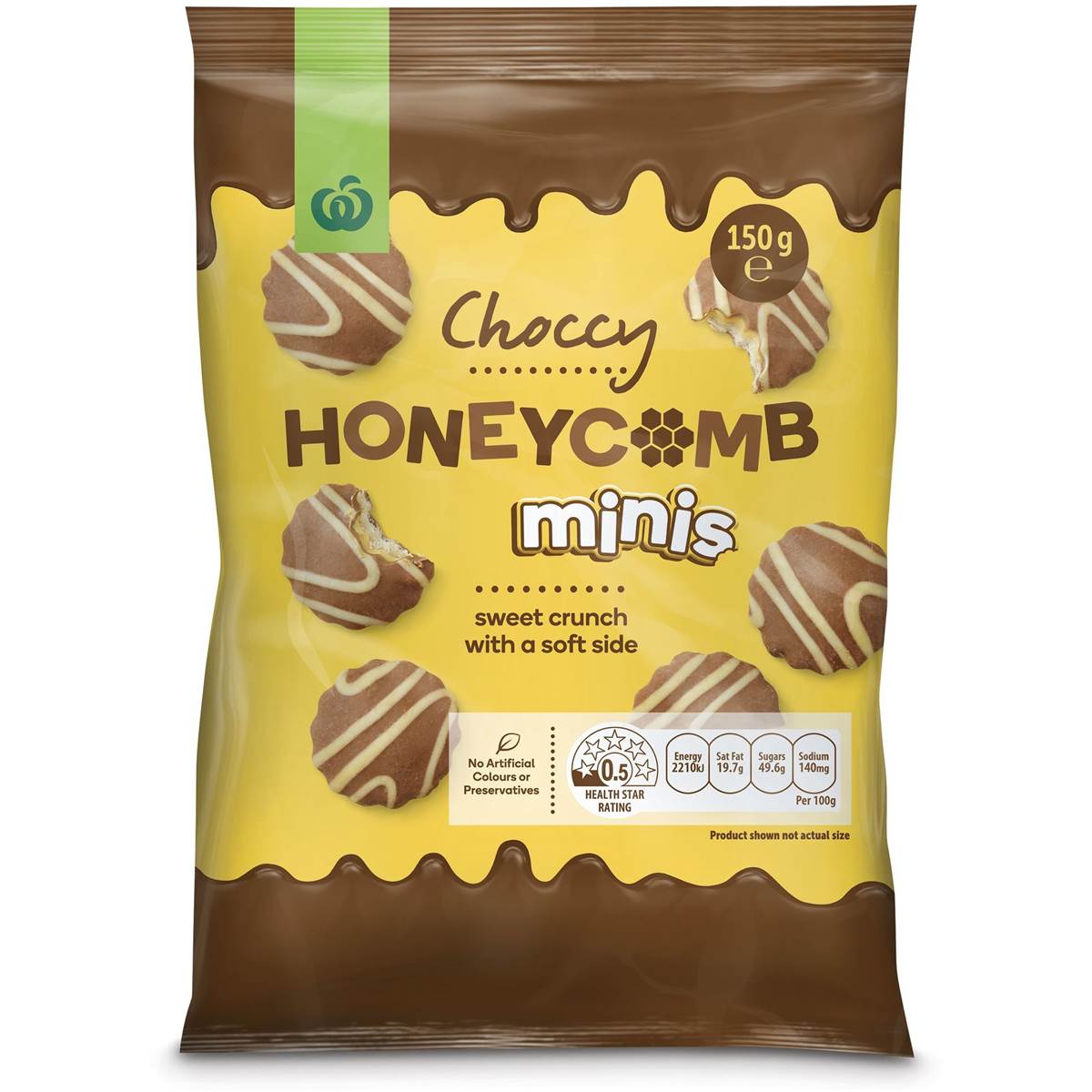 Woolworths Choccy Minis 150g Woolworths