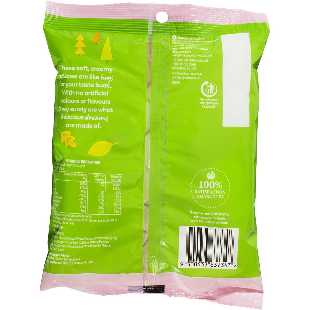 Woolworths Marshmallows 210g Woolworths