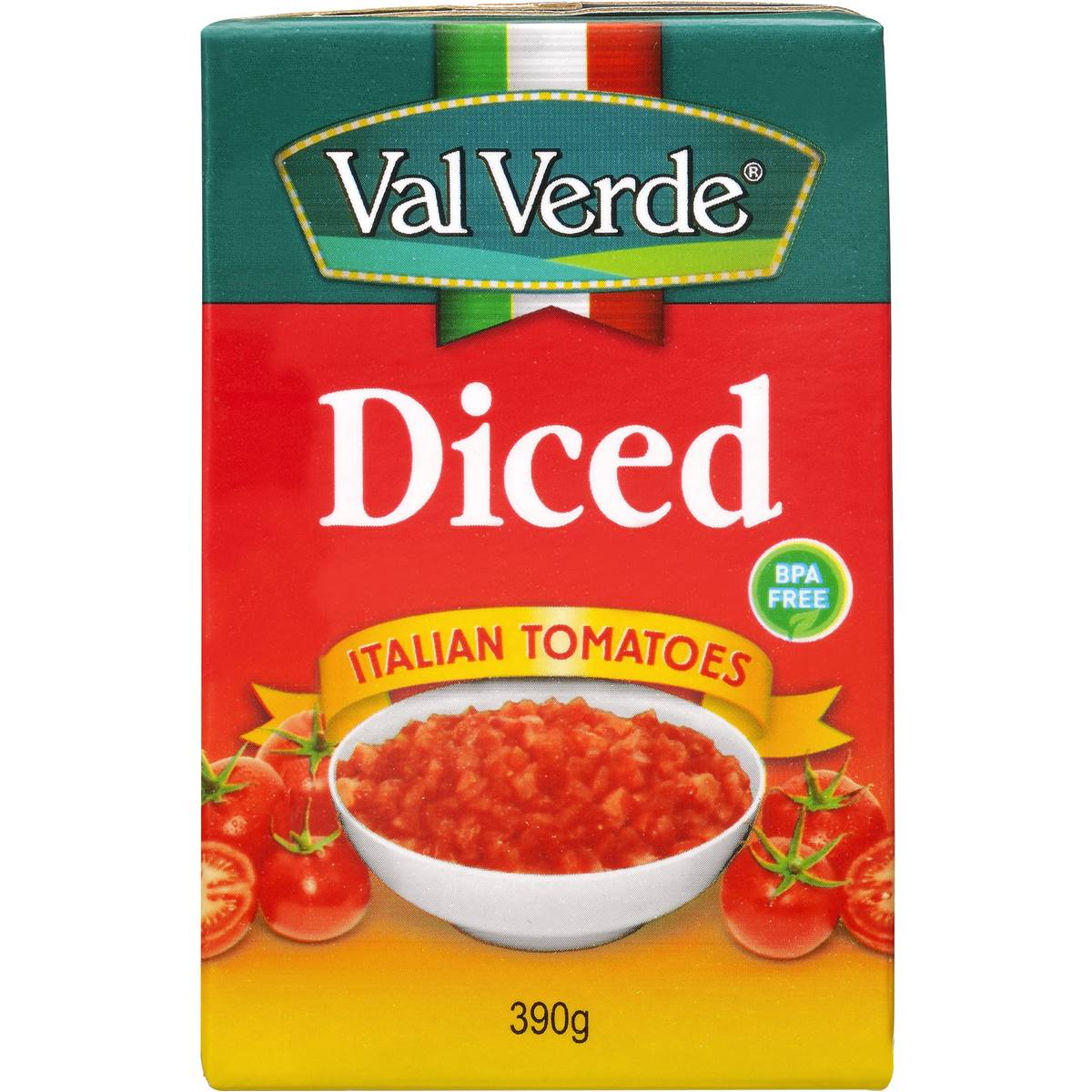 Val Verde Italian Tomatoes Diced 390g Woolworths