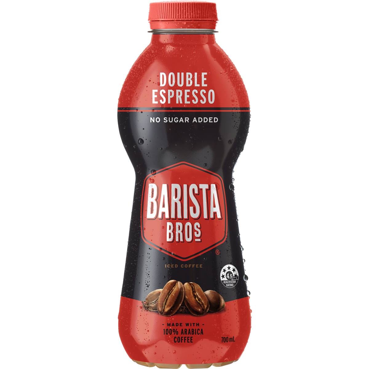 Barista Bros Double Espresso No Added Sugar Flavoured Milk Bottle 700ml Woolworths