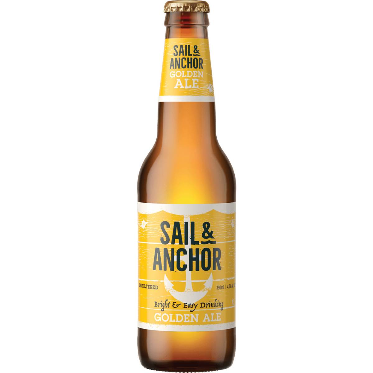 Sail & Anchor Golden Pale Ale Bottle 330ml Woolworths