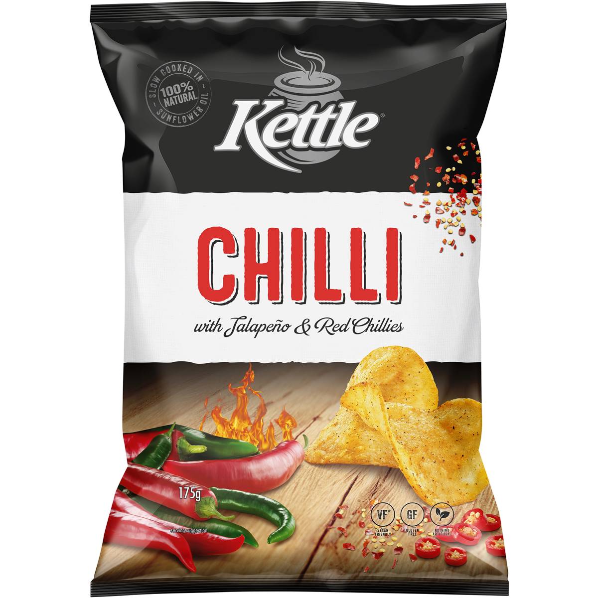 Kettle Chilli Chips 175g Woolworths