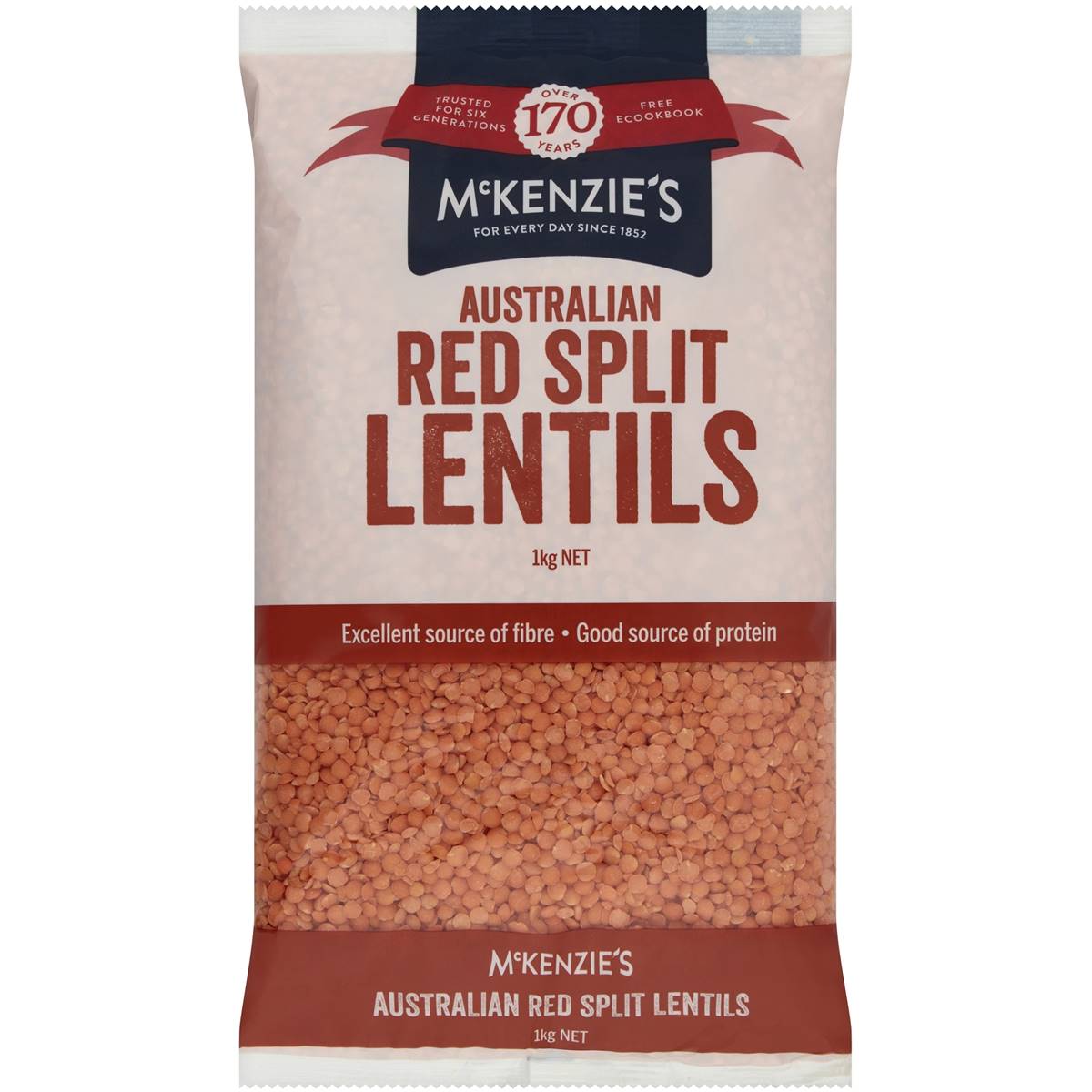 Mckenzie's Red Lentils 1kg Woolworths
