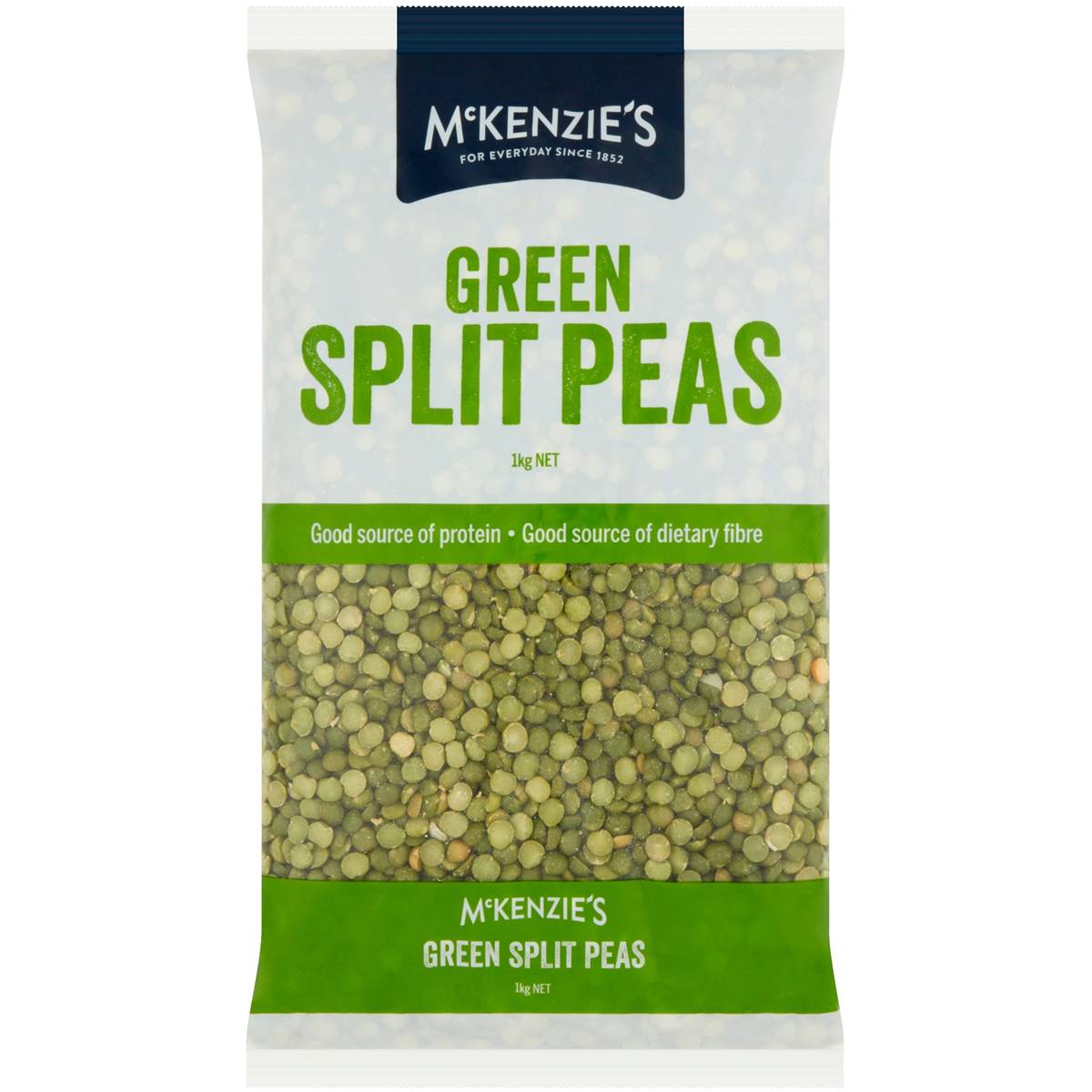 Mckenzie's Green Split Peas 1kg Woolworths