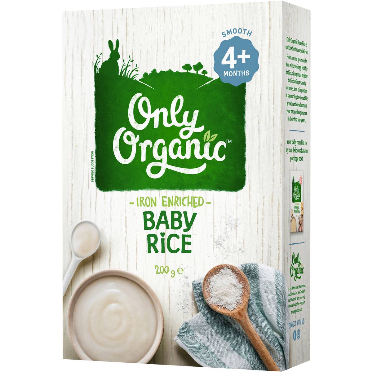 Only Organic Baby Rice 200g Woolworths