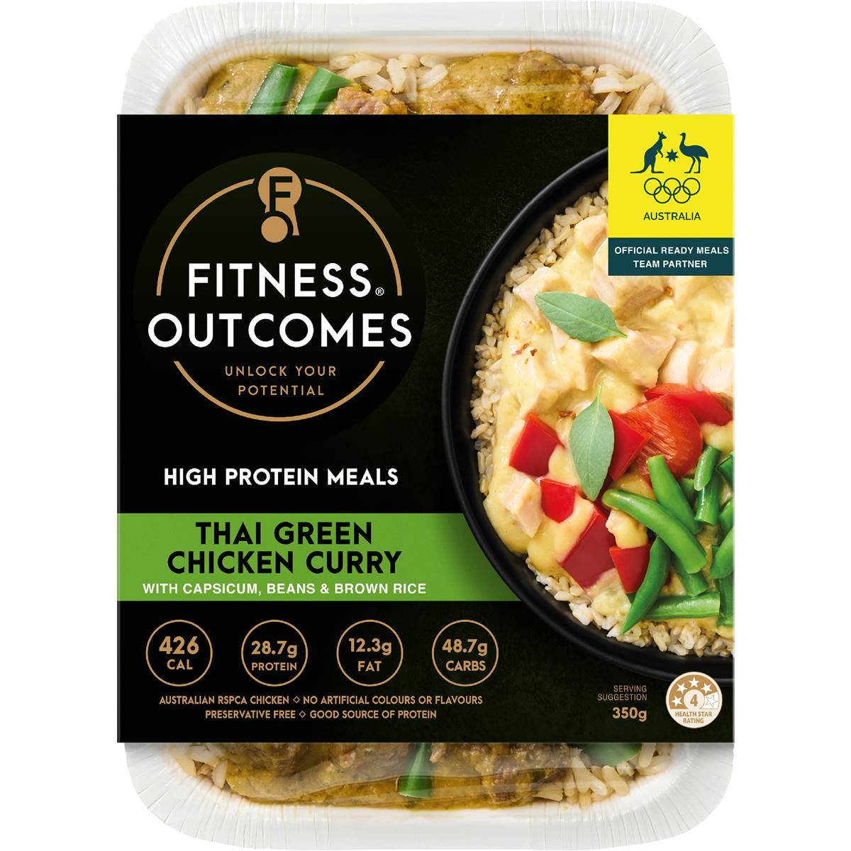 Fitness Outcomes Thai Green Chicken Curry 350g