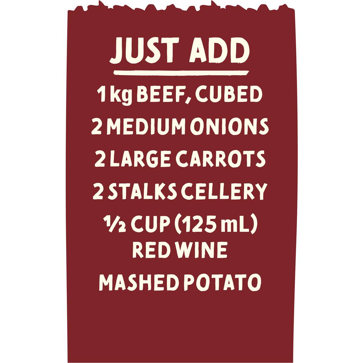 Mccormick Slow Cooker Beef & Red Wine Casserole Recipe Base 40g Woolworths