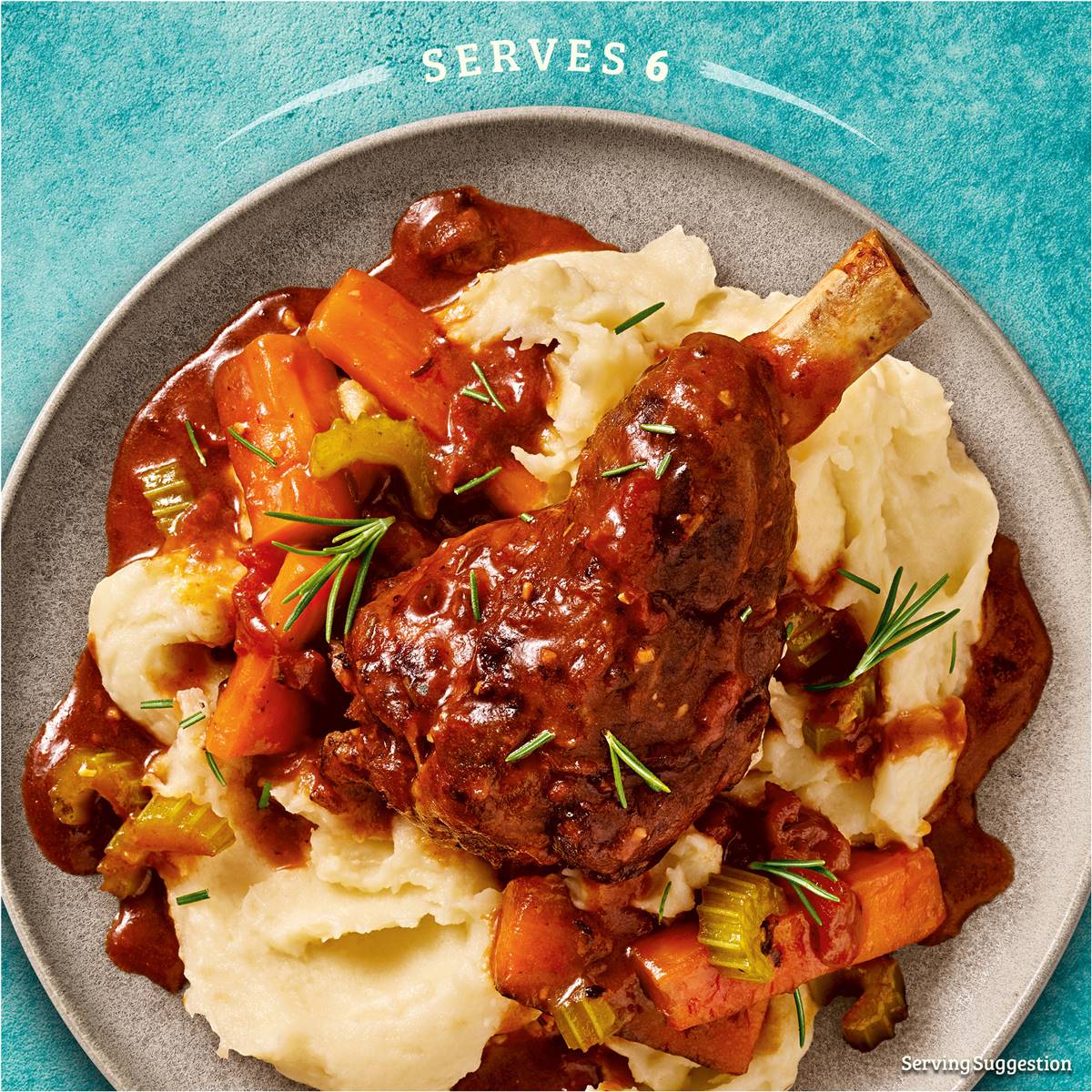 Mccormick Slow Cooker Garlic & Herb Lamb Shanks Recipe Base 40g